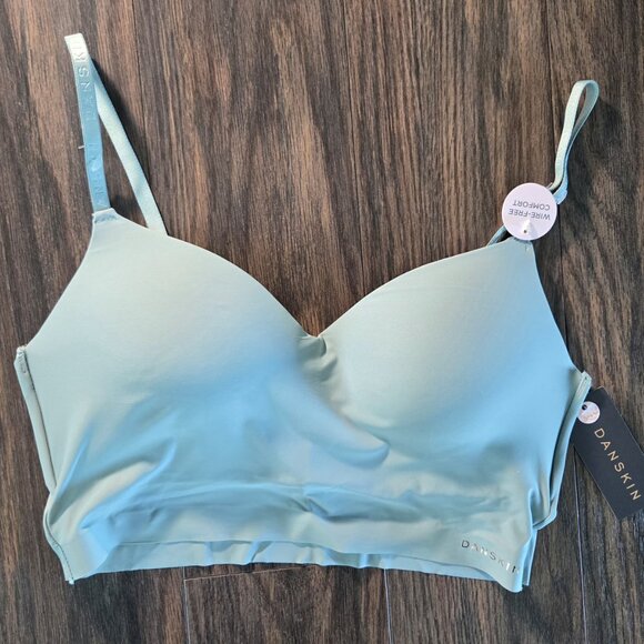 DANSKIN Wire-Free Comfort Brain Minty Green NWT/SIZE 34 C - Picture 1 of 8